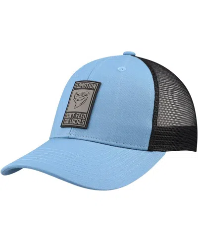 Flomotion Men's Light Blue/black Infested Trucker Adjustable Hat
