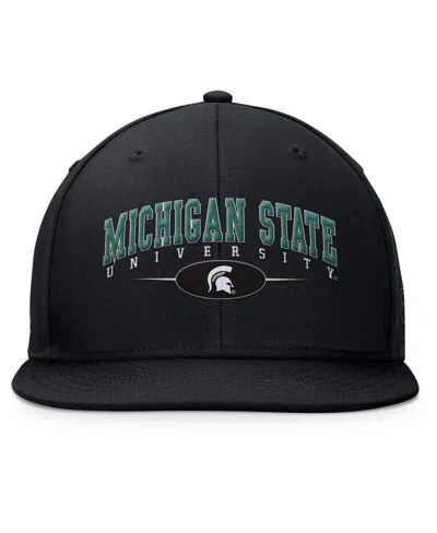 Top Of The World Men's Black Michigan State Spartans Bullpen Snapback Hat In Black