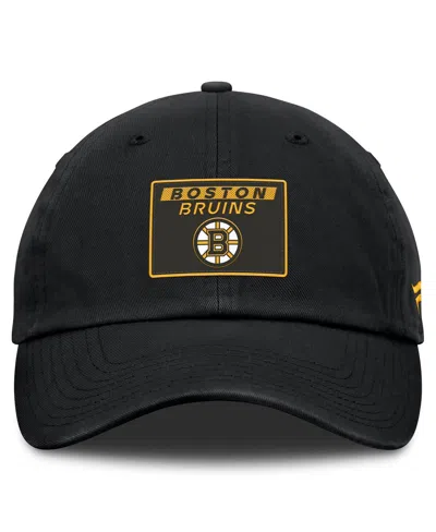 Fanatics Men's Black Boston Bruins Authentic Pro Prime Adjustable Hat