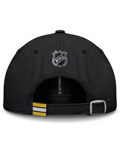Fanatics Men's Black Boston Bruins Authentic Pro Prime Adjustable Hat