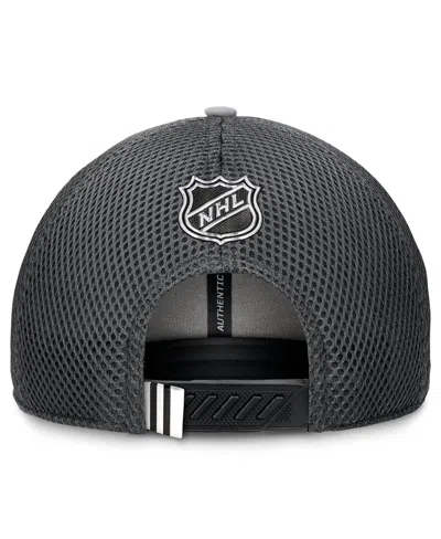 Fanatics Men's Gray Chicago Blackhawks Authentic Pro Home Ice Trucker Adjustable Hat