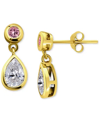 Giani Bernini Cubic Zirconia Drop Earrings In Sterling Silver (also In 18k Gold Over Sterling Silver), Exclusively