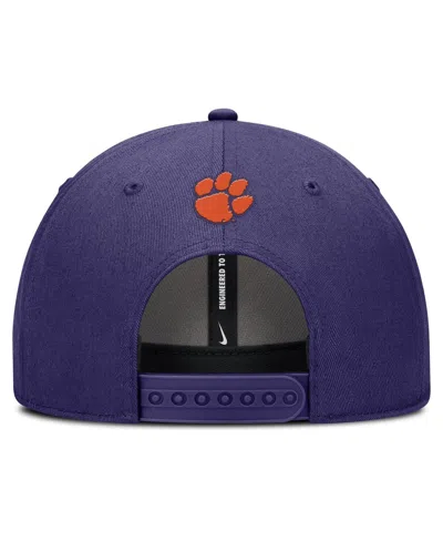 Nike Men's Purple Clemson Tigers Rise Practice Adjustable Hat In Purple