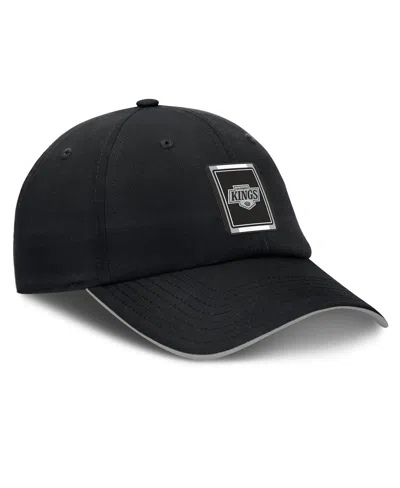 Fanatics Men's Black/silver Los Angeles Kings Authentic Pro Ripstop Adjustable Hat