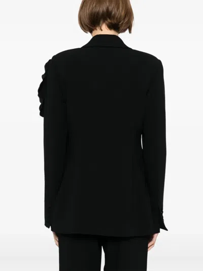 Saiid Kobeisy Floral Tailored Blazer In Neutral