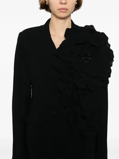 Saiid Kobeisy Floral Tailored Blazer In Neutral