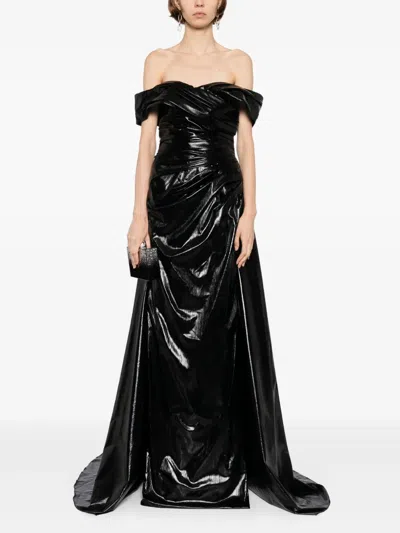Saiid Kobeisy Strapless Long Dress In Black