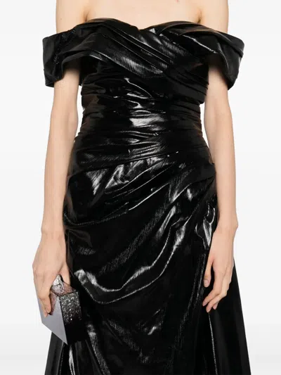 Saiid Kobeisy Strapless Long Dress In Black
