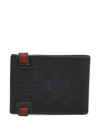 Pre-owned Gucci Gg-pattern Bi-fold Wallet