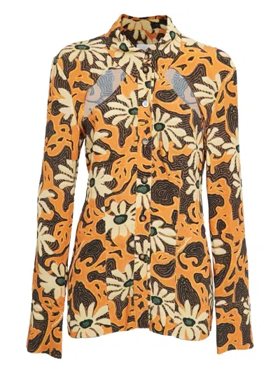 Pre-owned Nanushka Floral-print Shirt