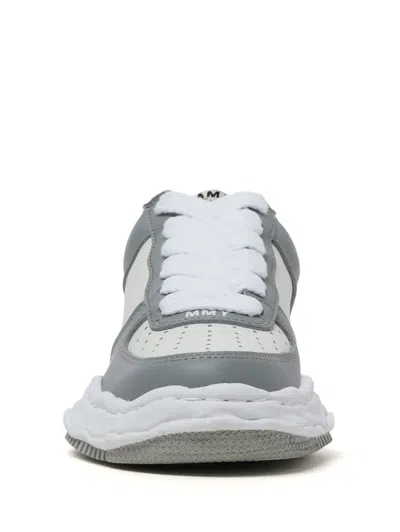 Miharayasuhiro Wayne Two-tone Sneakers In Gray