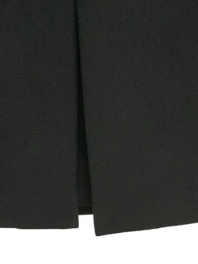 Pre-owned Gianfranco Ferre Cotton Mock-collar Dress In Black