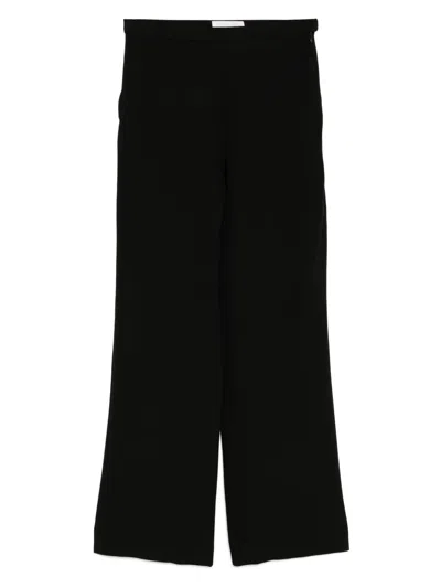 Saiid Kobeisy Floral Tailored Pants In Black