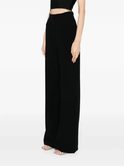 Saiid Kobeisy Floral Tailored Pants In Black