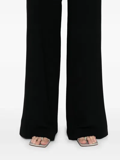 Saiid Kobeisy Floral Tailored Pants In Black