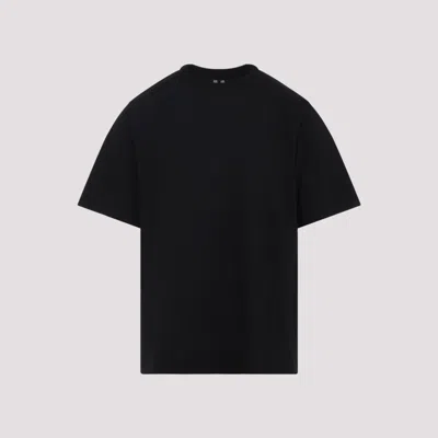 Rick Owens Short-sleeve Round-neck T-shirt In Black