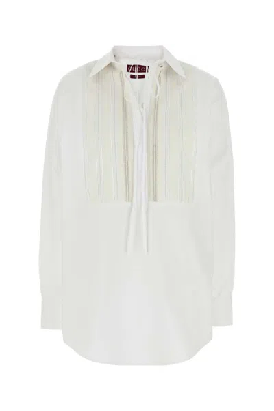 Gucci Oversize Shirt With Collared Neck And Textured Panel