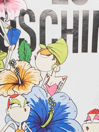 Pre-owned Moschino Floral-print T-shirt