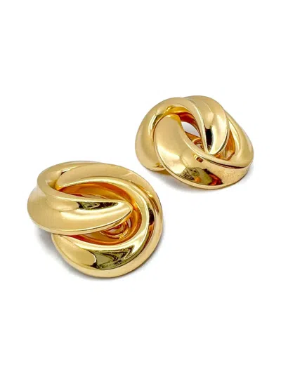 Pre-owned Dior 1980s Knot Clip-on Earrings