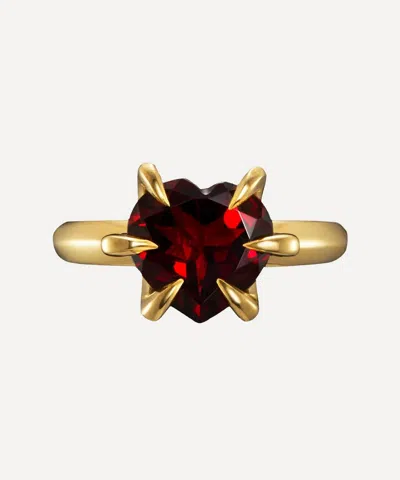 Maria Nilsdotter 18ct Gold Captured Heart Ring