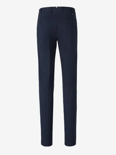 Pt Torino Slim Chino Pants In Blue