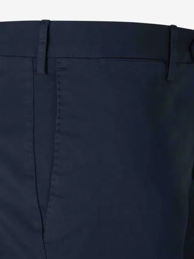 Pt Torino Slim Chino Pants In Blue