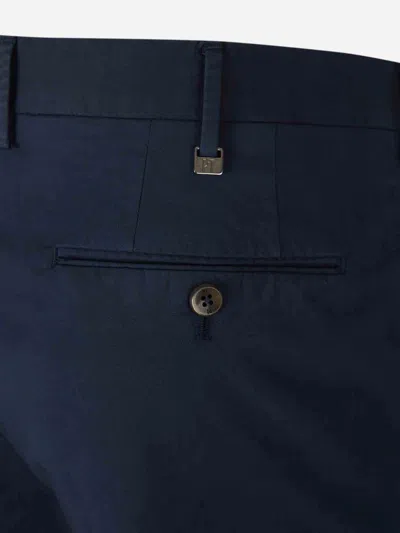 Pt Torino Slim Chino Pants In Blue