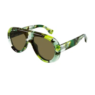 Gucci Gg1909s Linea Re-ace Sunglasses In Green