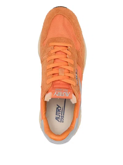 Autry Reelwind Low Sneakers In Orange
