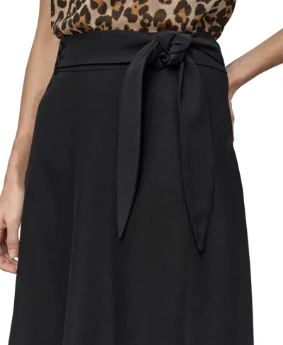 Dkny Plus Size Belted A-line Midi Skirt
