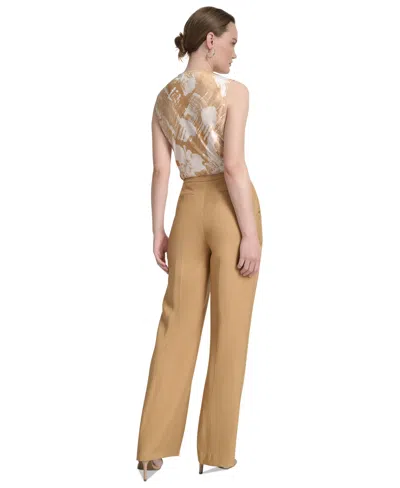 Dkny Petite High Rise Flare-leg Pants