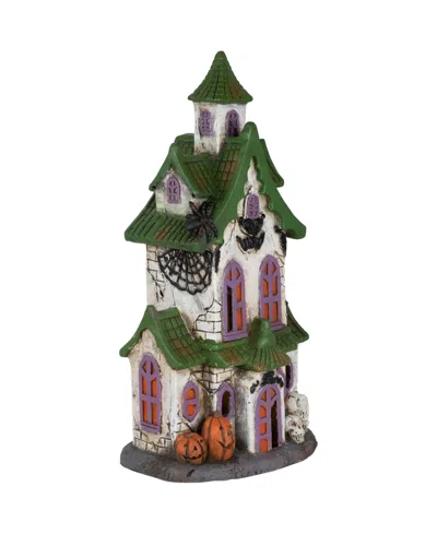 Northlight 22.75" Led Lighted Haunted House With Skulls Halloween Decoration In Multi