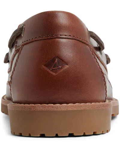 Sperry Authentic Original 3 Eye Mini Lug Boat Shoe In Brown