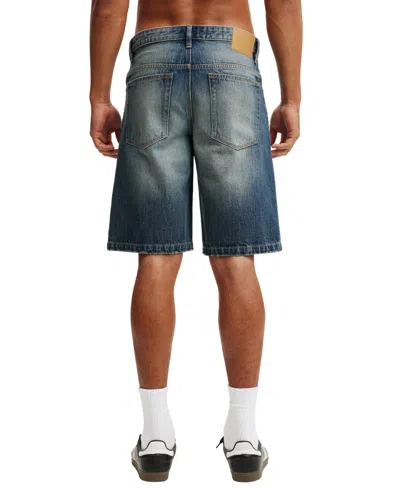 Cotton On Baggy Denim Short In Blue