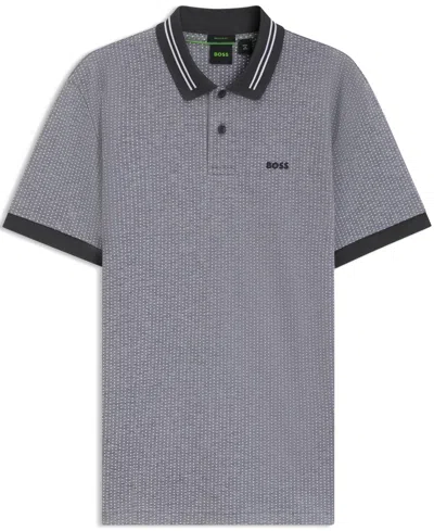 Hugo Boss Gemustertes Poloshirt In Multi