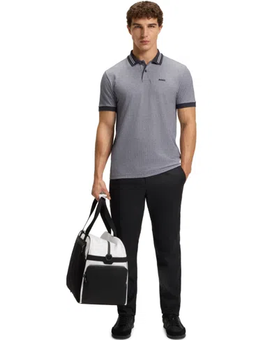 Hugo Boss Gemustertes Poloshirt In Multi