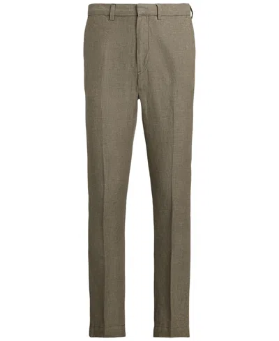 Polo Ralph Lauren Men's Straight-fit Houndstooth Twill Pants In Gray
