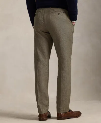 Polo Ralph Lauren Men's Straight-fit Houndstooth Twill Pants In Gray