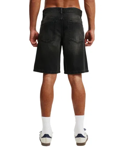 Cotton On Baggy Denim Short In Black