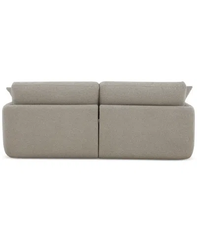 Macy's Daryll 2-pc. Fabric Sofa, Exclusively At  In Gray