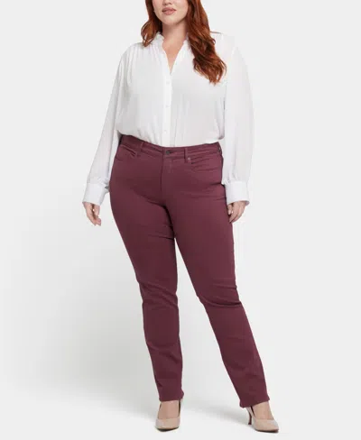 Nydj Plus Size Marilyn Straight Pull On Jeans