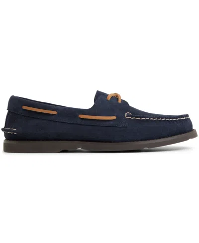 Sperry Men's Authentic Original 2-eye Ripple Boat Shoe In Blue