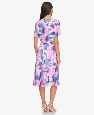 Dkny Women's Abstract-print Midi Dress