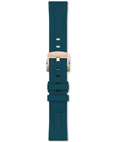 Tissot Men's Swiss Chronograph Seastar 1000 Blue Rubber Strap Watch 38mm