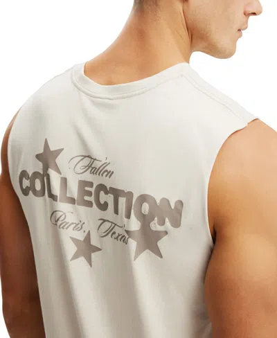 Cotton On Graphic Muscle In White