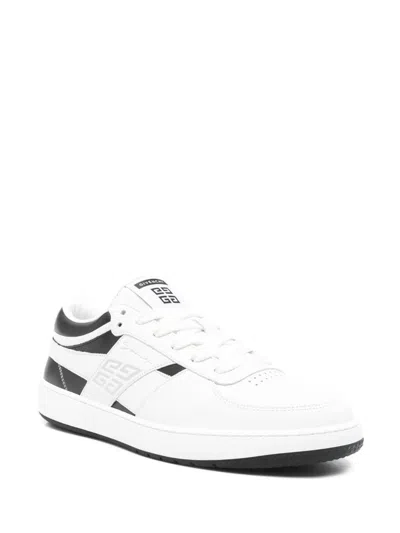 Givenchy G Move Low-top Sneakers In Calf Leather In White