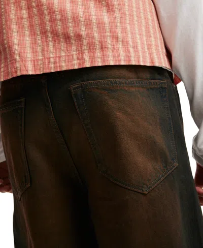 Cotton On Super Baggy Jort In Brown