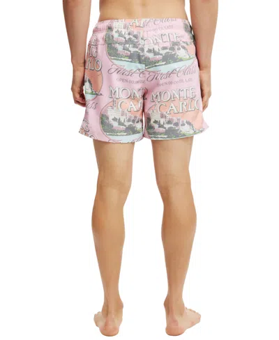 Cotton On Stretch Swim Short In Pink