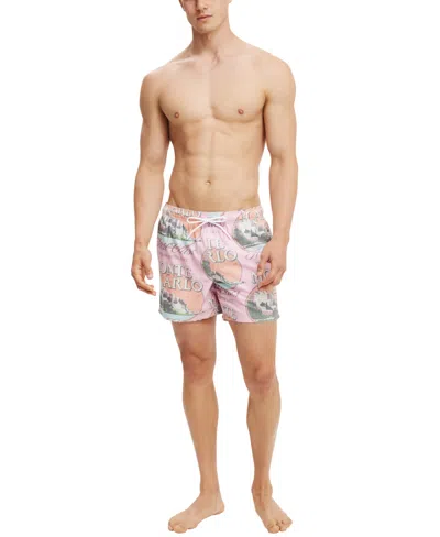 Cotton On Stretch Swim Short In Pink