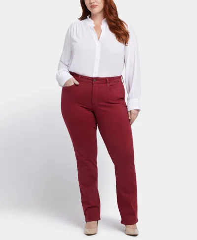 Nydj Plus Size Marilyn Straight Pull On Jeans
